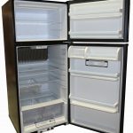 15 Cubic Foot Black Natural Gas Fridge