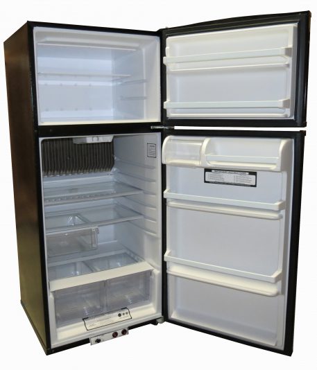 15 Cubic Foot Black Natural Gas Fridge