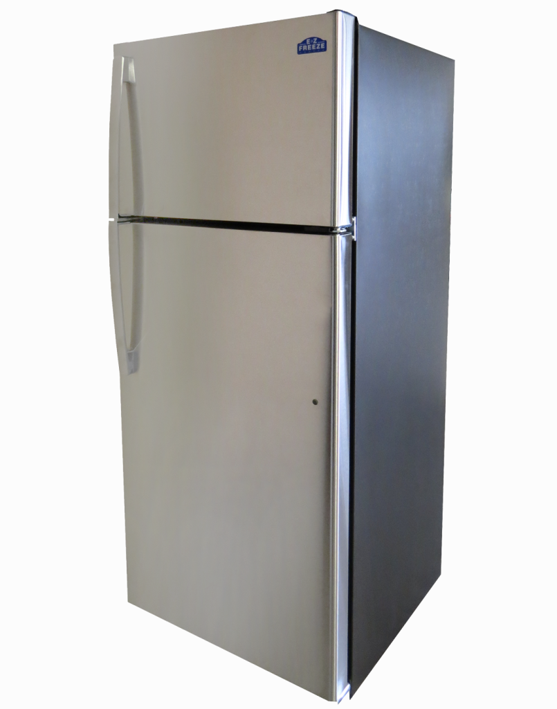 EZ Freeze 19 Cu. Ft. Stainless Steel Propane Fridge Freezer For Sale