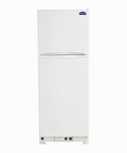 10 cu. ft. Propane Refrigerator Freezer in White Closed