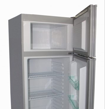 Solar Powered 10.2 cubic foot refrigerator freezer white