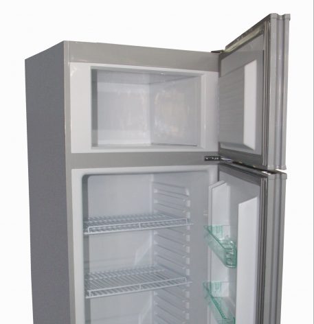 Solar Powered 10.2 cubic foot refrigerator freezer white