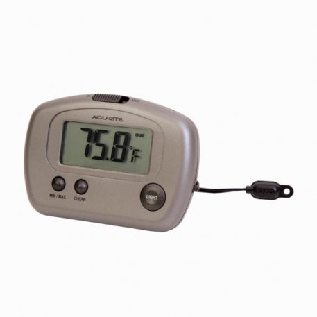 digital thermometer for fridges with 10 foot wire and LCD display