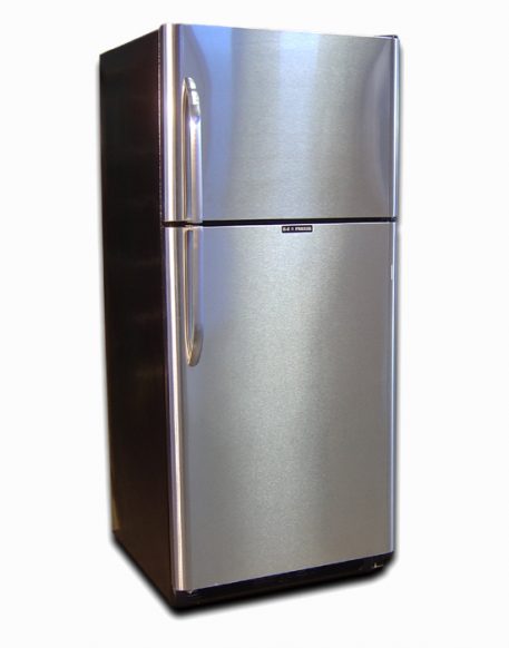 The EZ-19SS Stainless Steel gas fridge