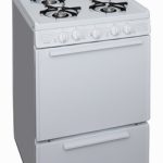 white 4 burner range