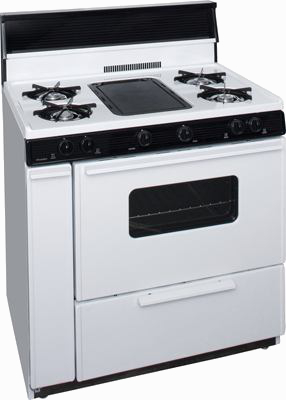 Black Diamond 36 Natural Gas Range w/ Griddle & 2 Burners