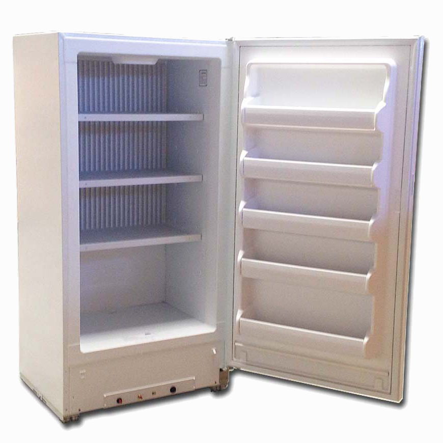 Natural Gas freezers Free standing upright 18 cu. ft. size by