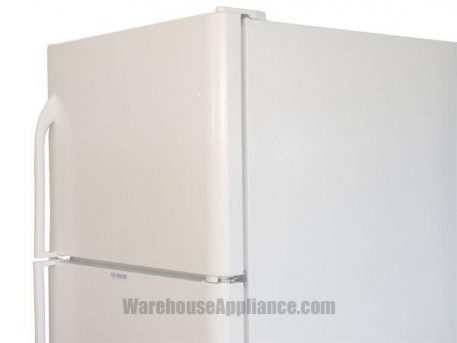 Hinge side white natural gas fridge