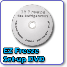 Need repair for your EZ Freeze gas fridge? Warehouse Appliance brings you this repair and maintenance dvd for your gas refrigerator or gas freezer.