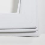 White Replacement Freezer Door Gasket for EZ-21 White Gas Fridge