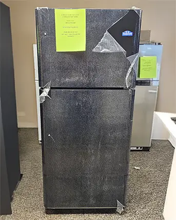 Discounted 21 Cu Ft Black Propane Refrigerator - Nick and Dent SOLD!