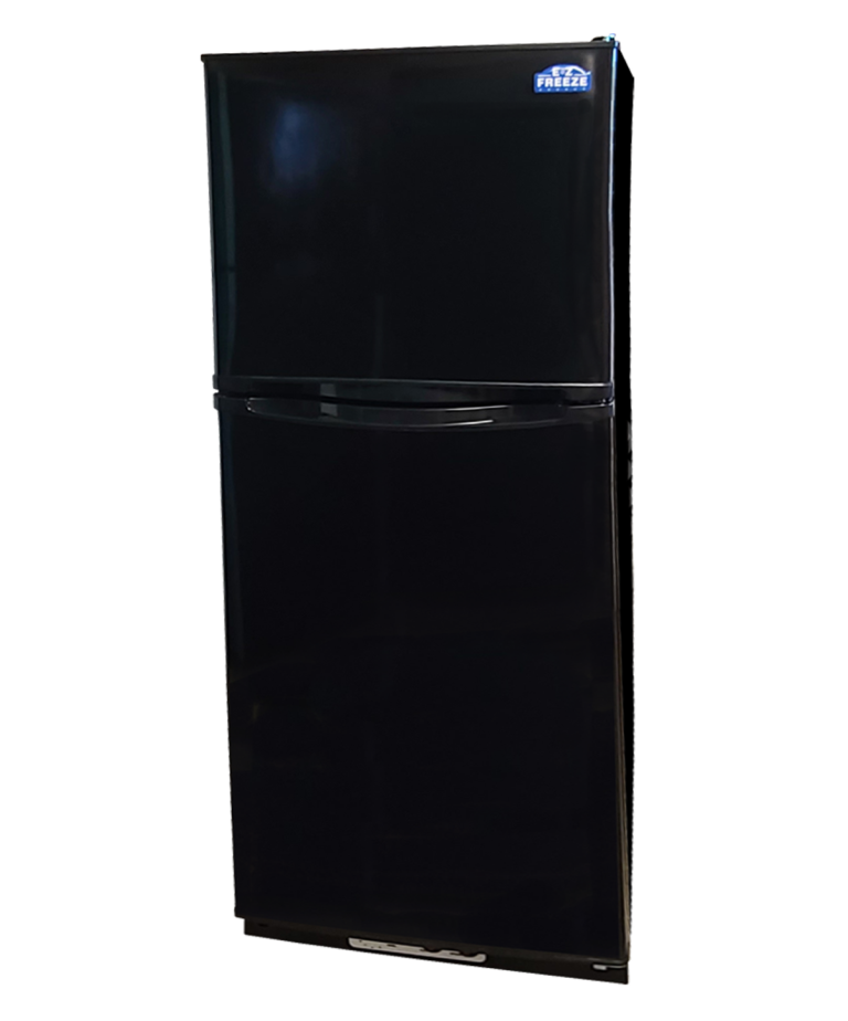 Small Propane Refrigerator EZ Freeze 10 Cubic Foot Black