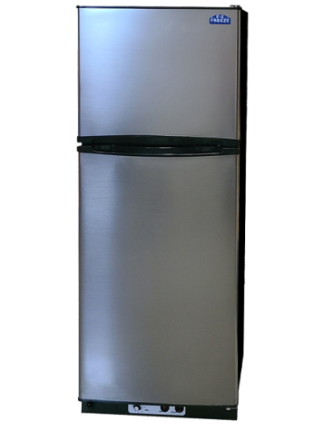 EZ Freeze 10 cubic foot stainless steel propane or natural gas refrigerator