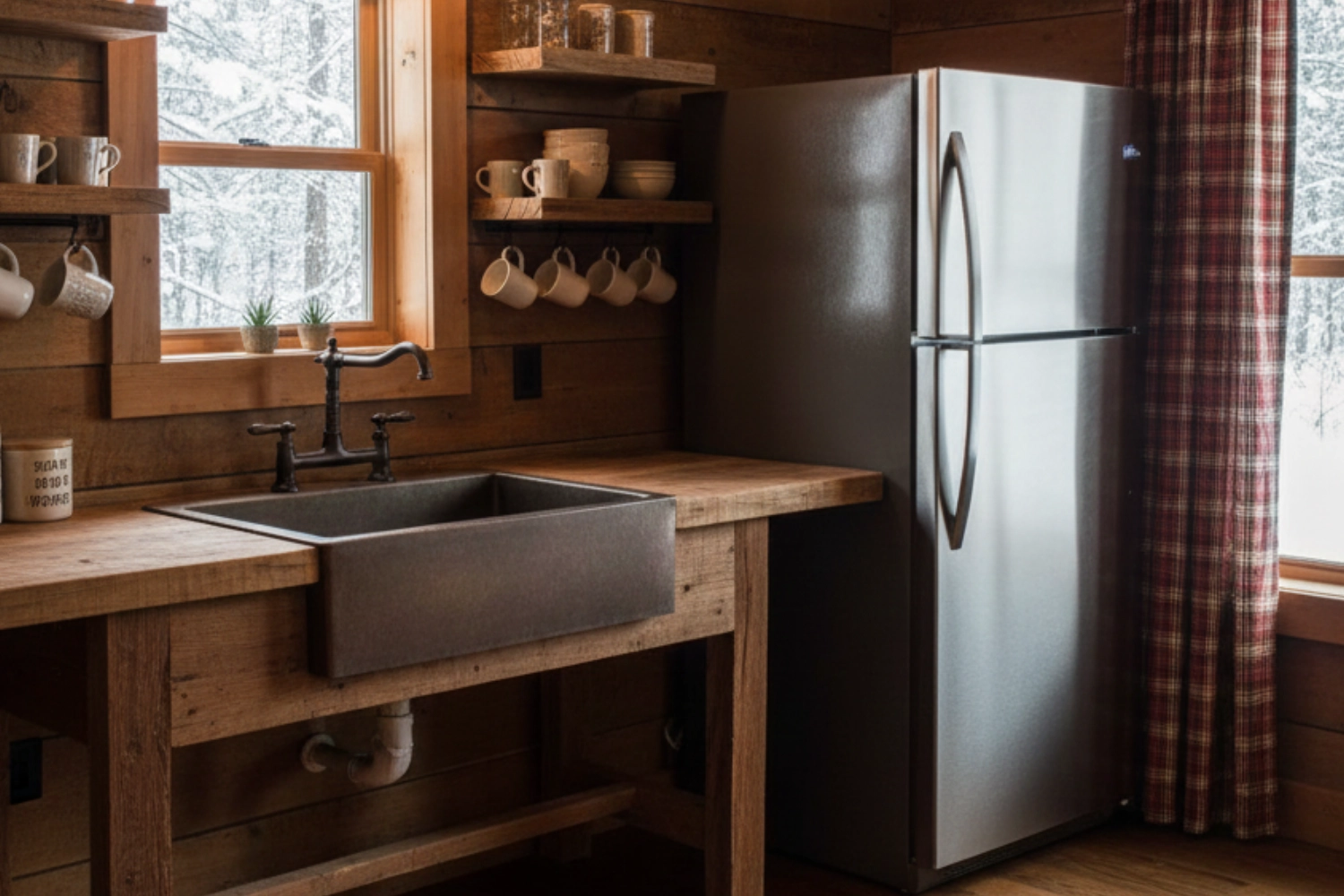 ez-freeze-lifestyle-image-3 off grid winter cabin refrigerator